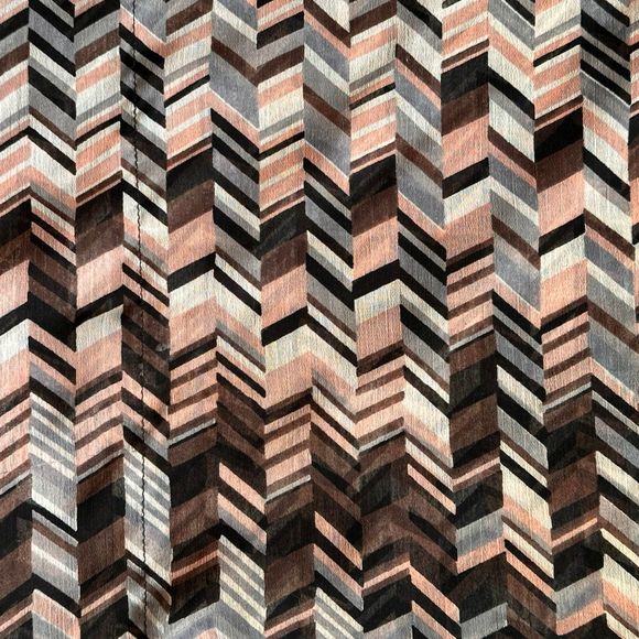 Vintage Mixed Print Floral Chiffon Unisex Kimono - Picture 4 of 5